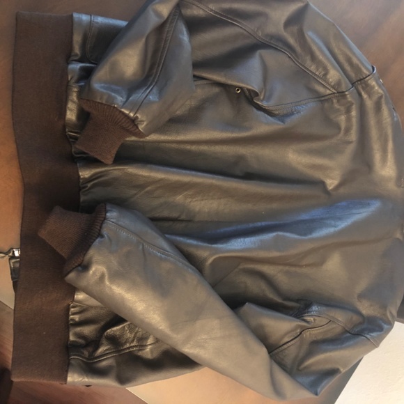 US Authentic Goatskin A2 Leather Jacket (US Army Air Force) - Picture 3 of 10